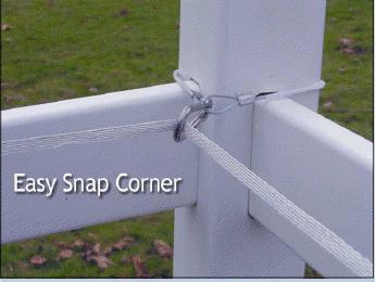 horses HEAVY DUTY Electric Fence CORNER Insulator for Wire Super JEF/ farm 